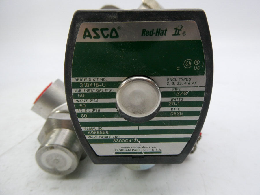 ASCO 8300G412U 120V 60PSI 3/8" NSMP