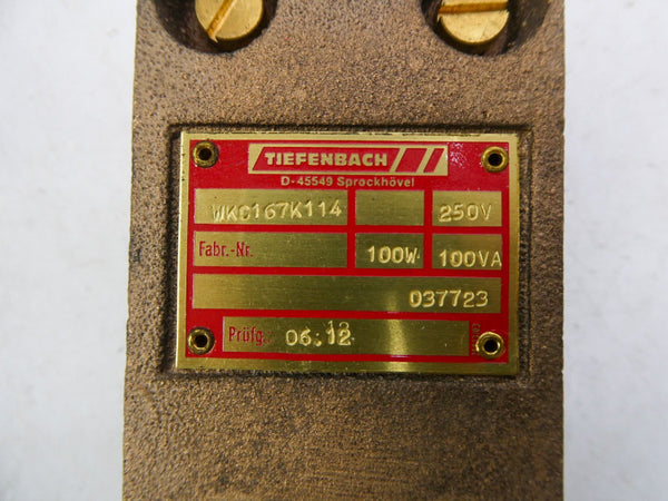 TIEFENBACH WKC167K114 250V NSNP