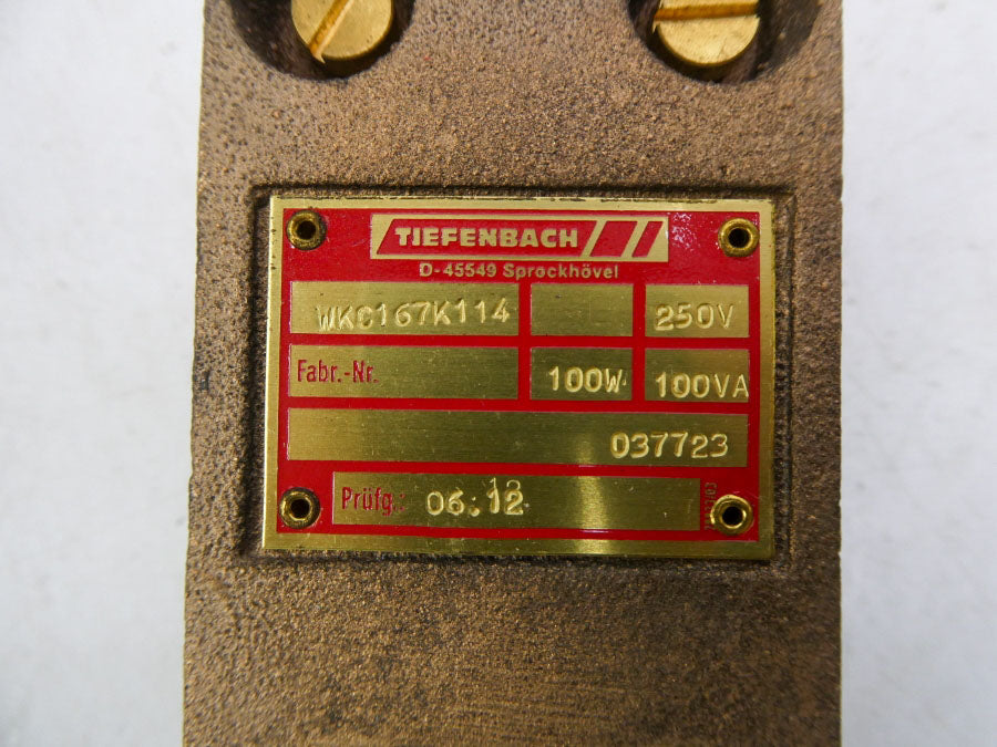 TIEFENBACH WKC167K114 250V NSNP