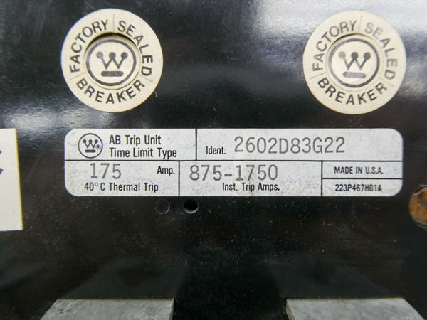 WESTINGHOUSE 2602D83G22 175A UNMP