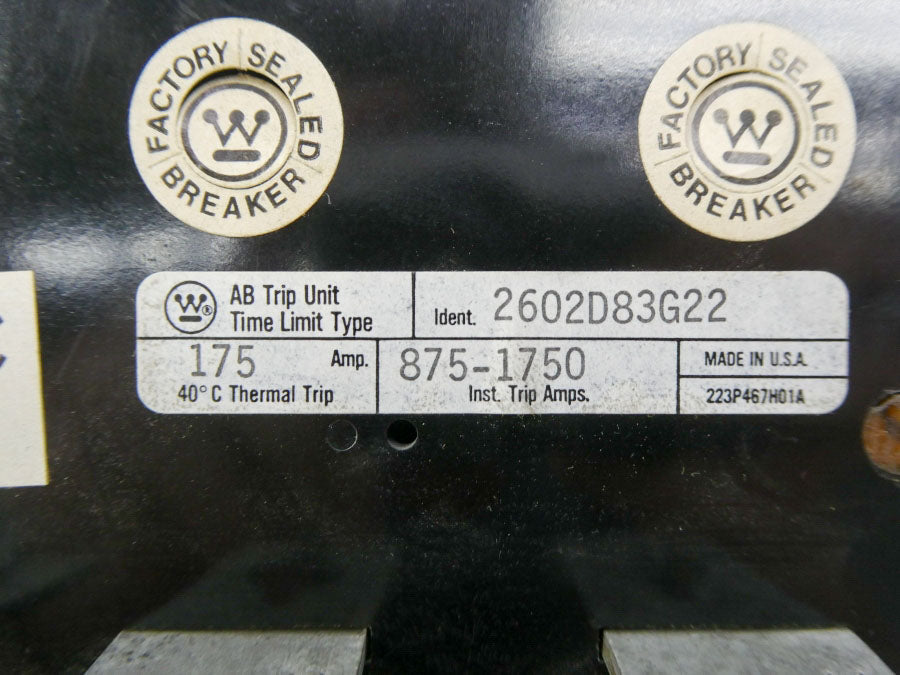 WESTINGHOUSE 2602D83G22 175A UNMP