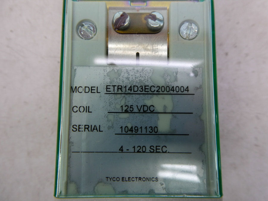 TYCO ELECTRONICS ETR14D3EC2004004 125VDC NSMP