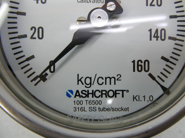 ASHCROFT 100-T6500-S-D-04-L-160KG-X-AJ-YW-LJ-MP-NH-EN 0-160KG/CM2 NSMP