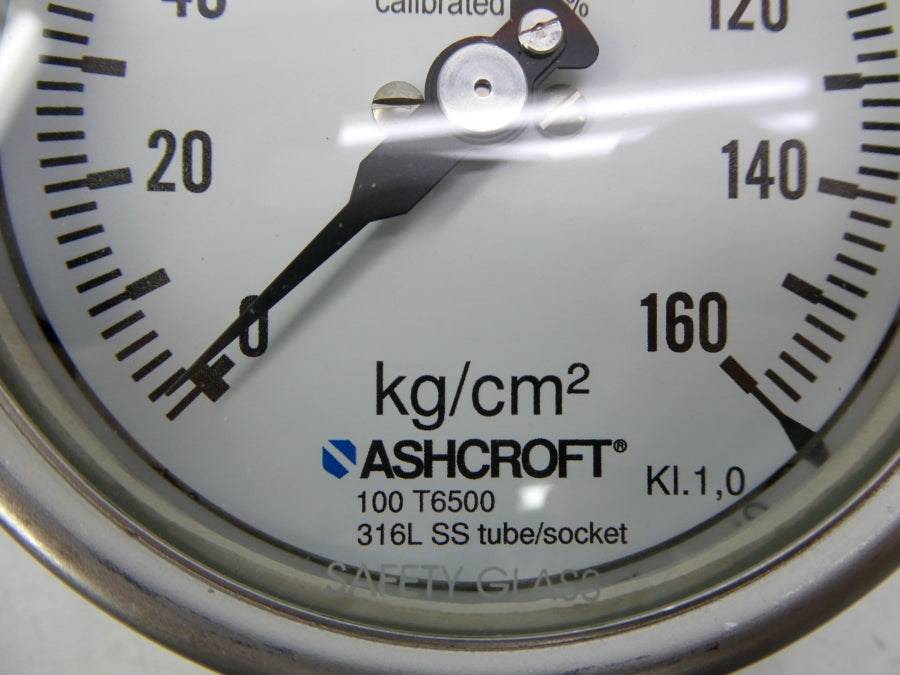 ASHCROFT 100-T6500-S-D-04-L-160KG-X-AJ-YW-LJ-MP-NH-EN 0-160KG/CM2 NSMP