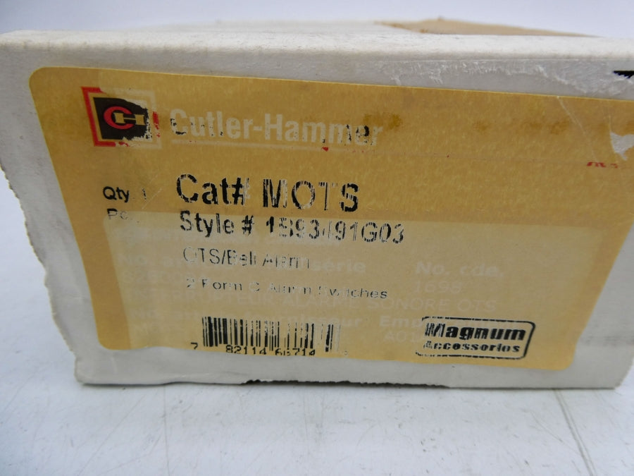 CUTLER HAMMER MOTS 1B93491G03 NSFS