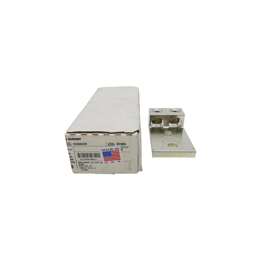 BURNDY K2A36U2N 1/2" (PKG OF 3) NSMP