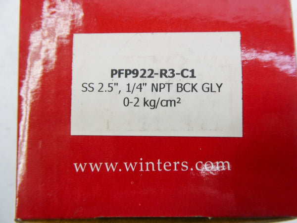 WINTER PFP922-R3-C1 0-2KG/CM2 2.5" NSMP