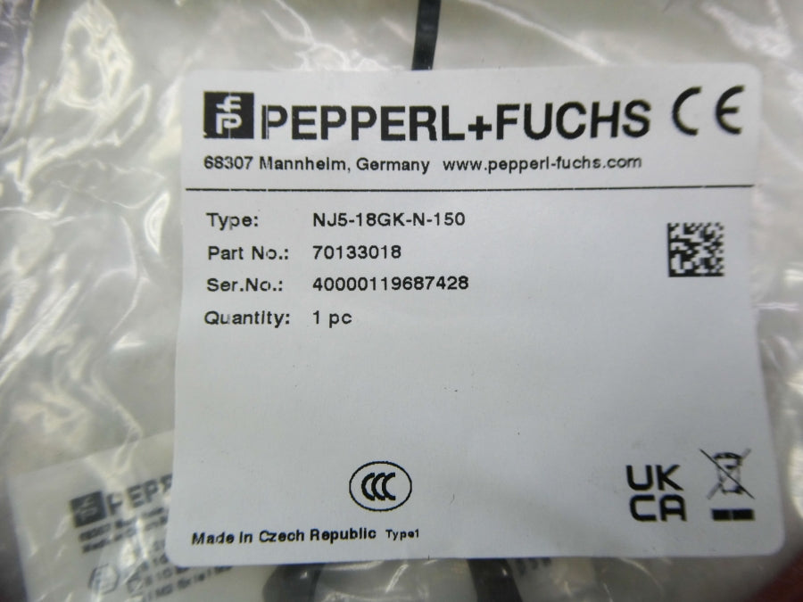 PEPPERL+FUCHS NJ5-18GK-N-150 70133018 NSMP
