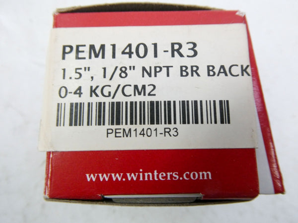 WINTERS PEM1401-R3 0-4KG/CM2 1.5" NSMP