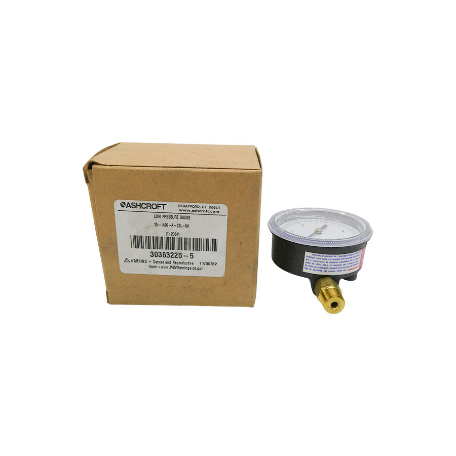 ASHCROFT 25-1490-A-02L-5# 2C641 5PSI NSMP