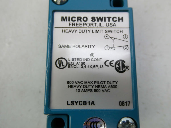 HONEYWELL LSYCB1A 600VAC 10A NSMP