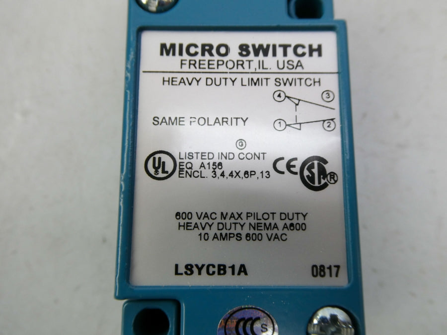 HONEYWELL LSYCB1A 600VAC 10A NSMP