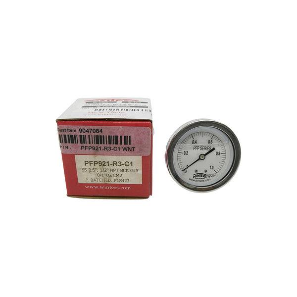 WINTERS PFP921-R3-C1 0-1KG/CM2 2.5" NSMP
