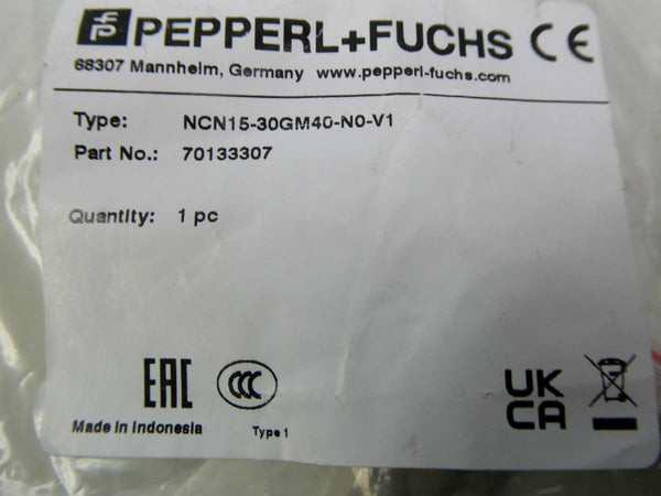 PEPPERL+FUCHS NCN15-30GM40-N0-V1 70133307 NSMP