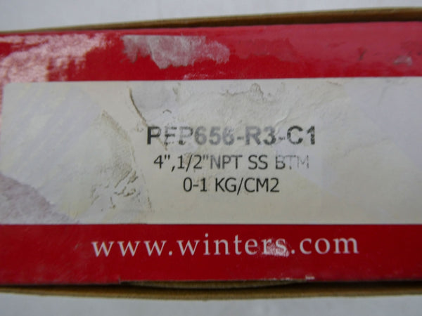 WINTERS PFP656-R3-C1 0-1KG/CM2 4" NSMP