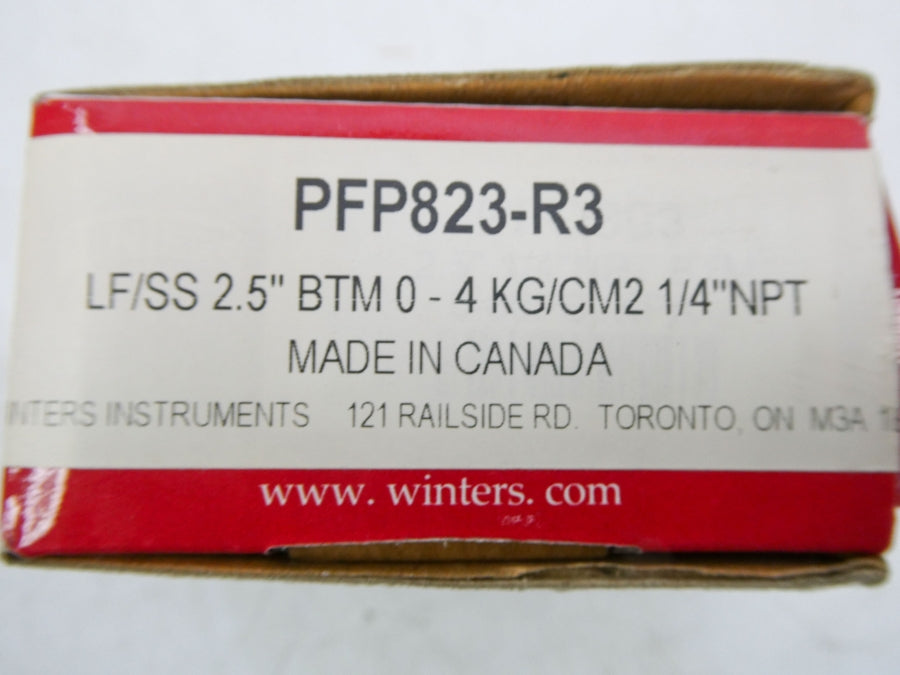WINTERS PFP823-R3 0-4KG/CM2 2.5" NSMP