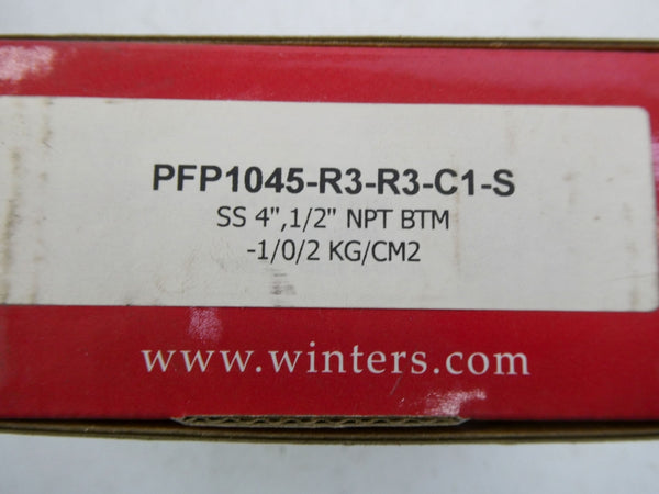 WINTERS PFP1045-R3-R3-C1-S -1/0/2KG/CM2 4" NSMP