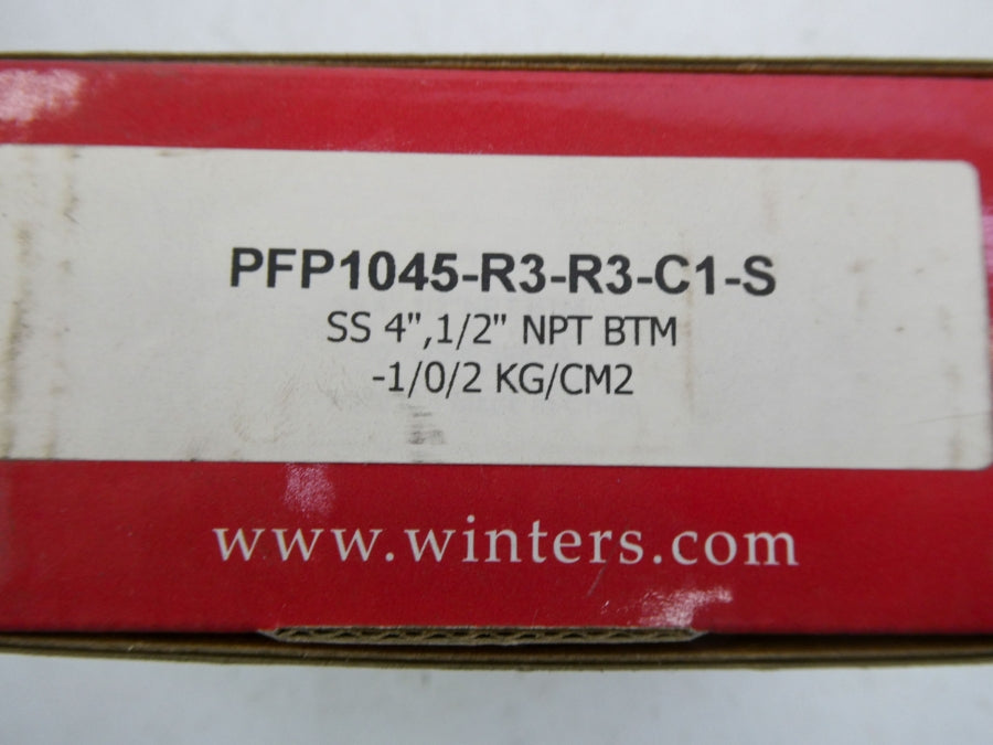 WINTERS PFP1045-R3-R3-C1-S -1/0/2KG/CM2 4" NSMP