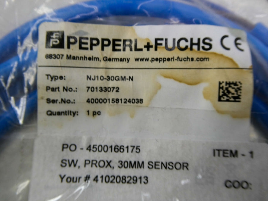 PEPPERL+FUCHS NJ10-30GM-N 70133072 NSMP