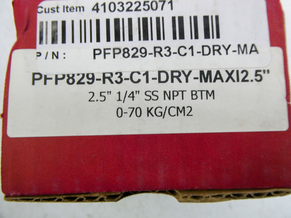 WINTERS PFP829-R3-C1-DRY-MAXI2.5 0-70KG/CM2 NSMP