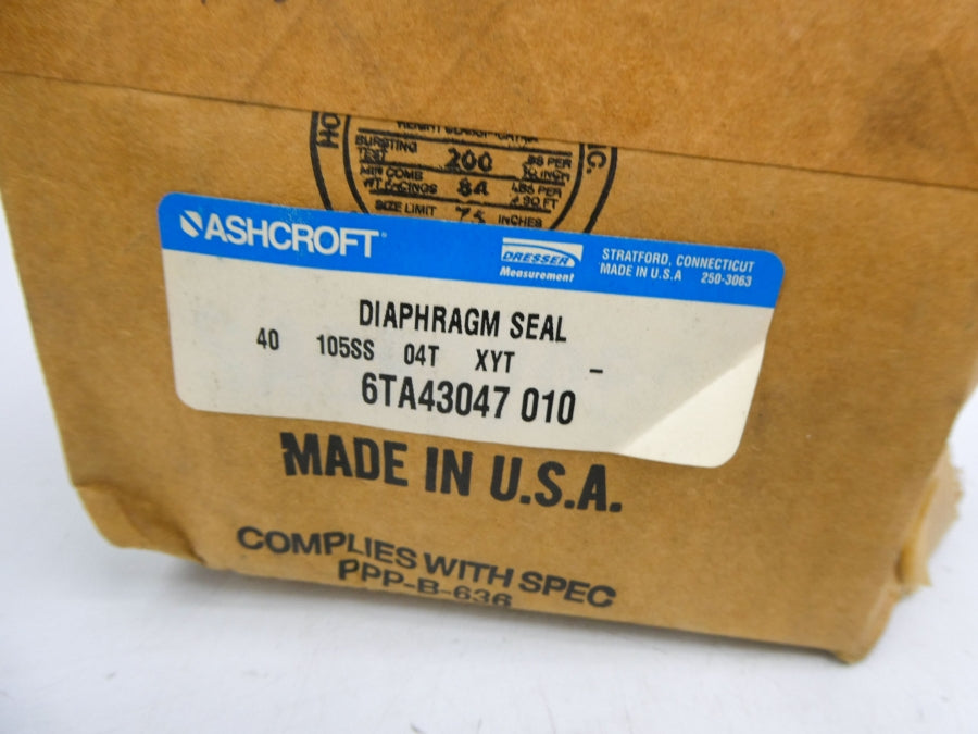 ASHCROFT 40105SS04TXYT NSMP