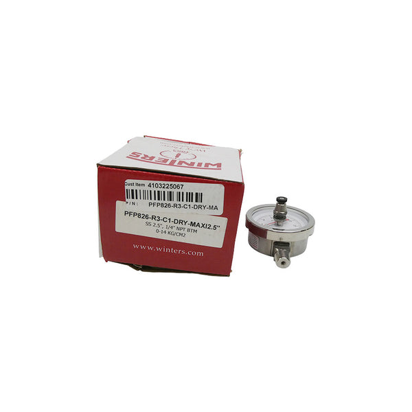 WINTERS PFP826-R3-C1-DRY-MAXI2.5 0-14KG/CM2 NSMP