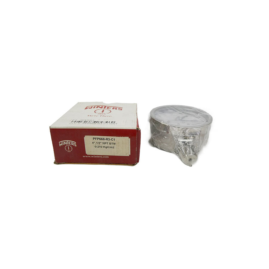 WINTERS PFP668-R3-C1 0-210KG/CM2 4" NSMP