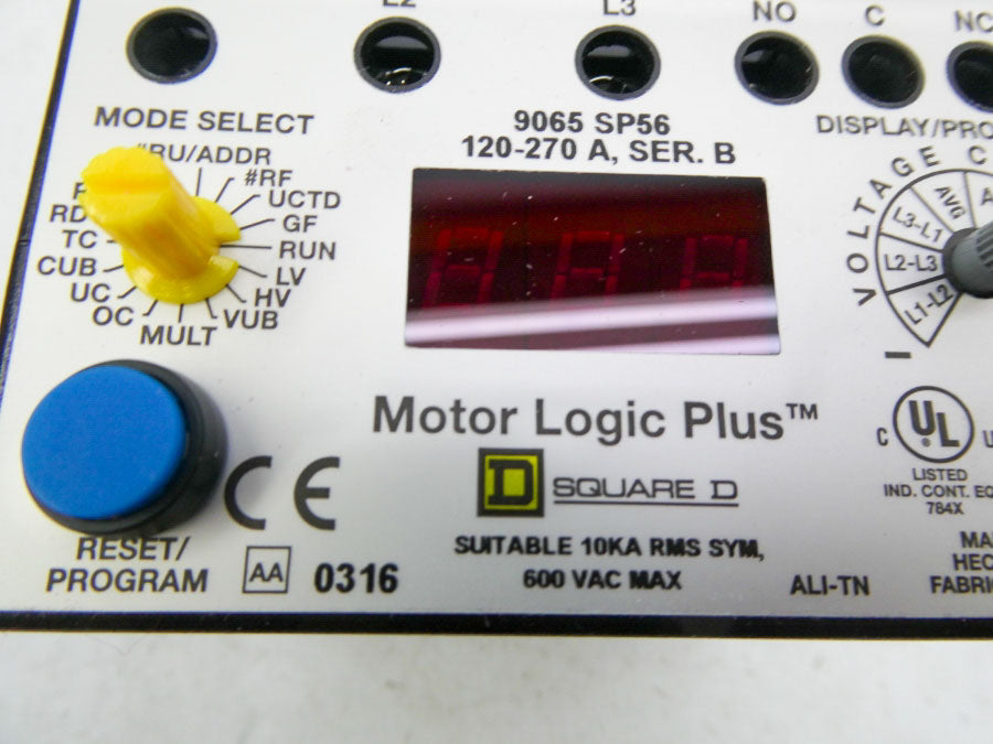SQUARE D 9065SP56 SER. B 600VAC 120-270A NSNP