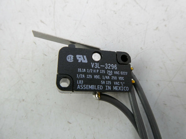 MICRO SWITCH V3L-3296 250VAC 15.1A UNMP