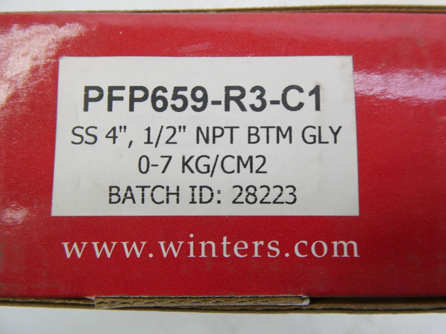 WINTERS PFP659-R3-C1 0-7KG/CM2 4" NSMP