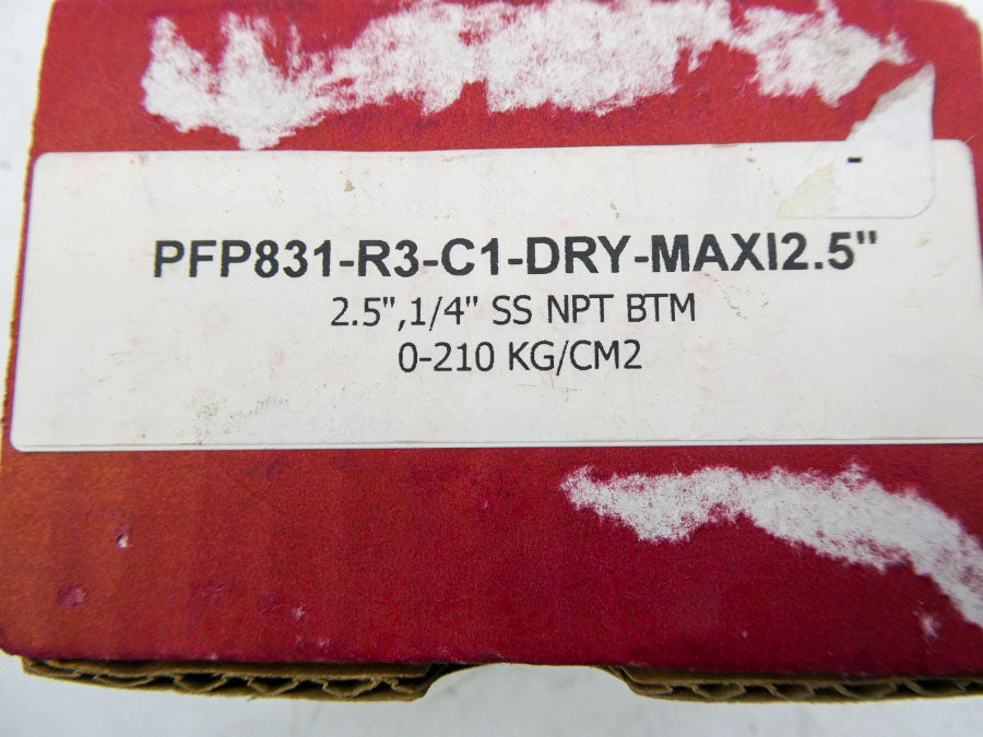 WINTERS PFP831-R3-C1-DRY-MAXI2.5 0-210KG/CM2 NSMP