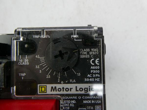 SQUARE D 9065SFB20 SER. C 1.5-4.5A NSNP