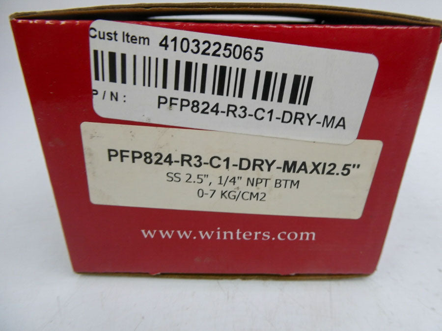 WINTERS PFP824-R3-C1-DRY-MAXI2.5 0-7KG/CM2 NSMP