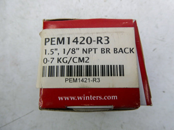 WINTERS PEM1420-R3 0-7KG/CM2 1.5" NSMP