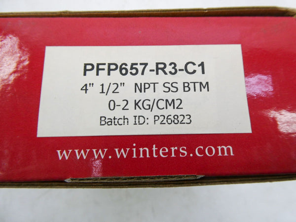 WINTERS PFP657-R3-C1 0-2KG/CM2 4" NSMP