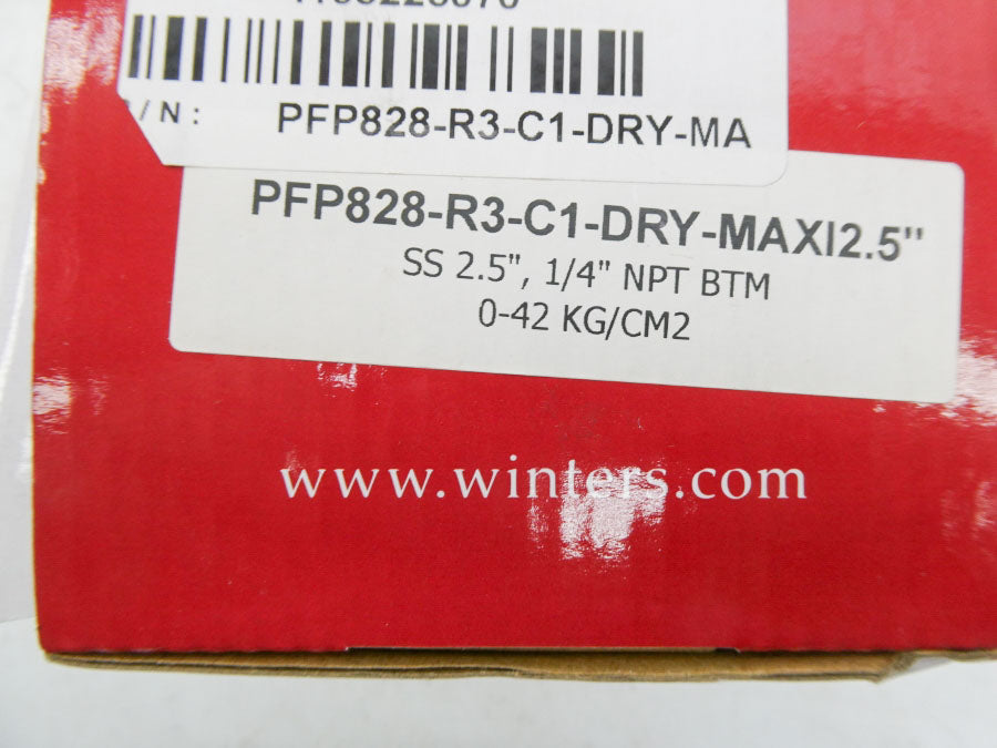 WINTERS PFP828-R3-C1-DRY-MAXI2.5 0-42KG/CM2  NSMP