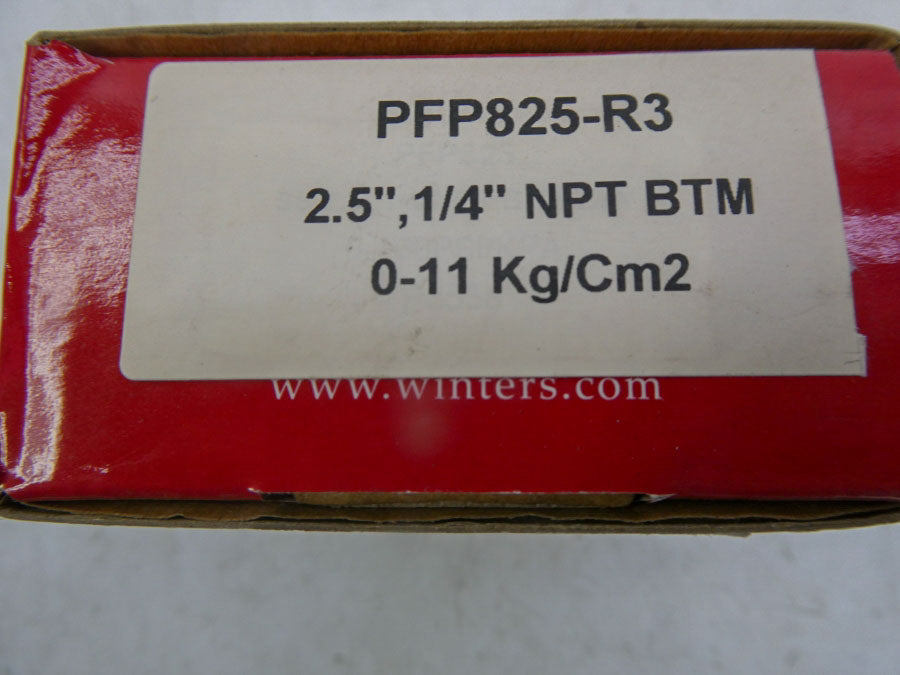 WINTERS PFP825-R3 0-11KG/CM2 2.5" NSMP