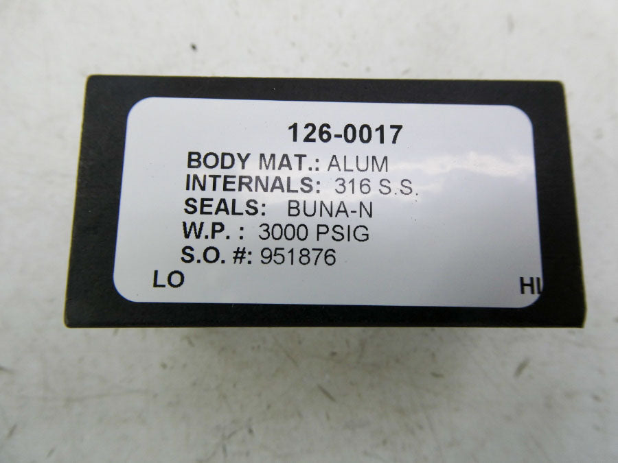GAUGE 126-0017 3000PSI NSNP