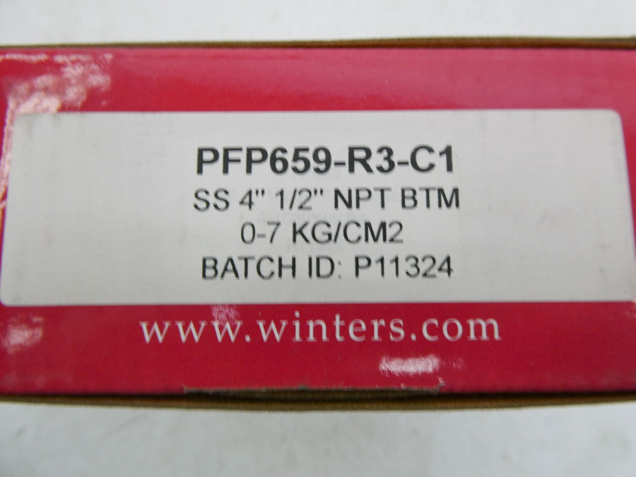 WINTERS PFP659-R3-C1 0-7KG/CM2 4" NSMP