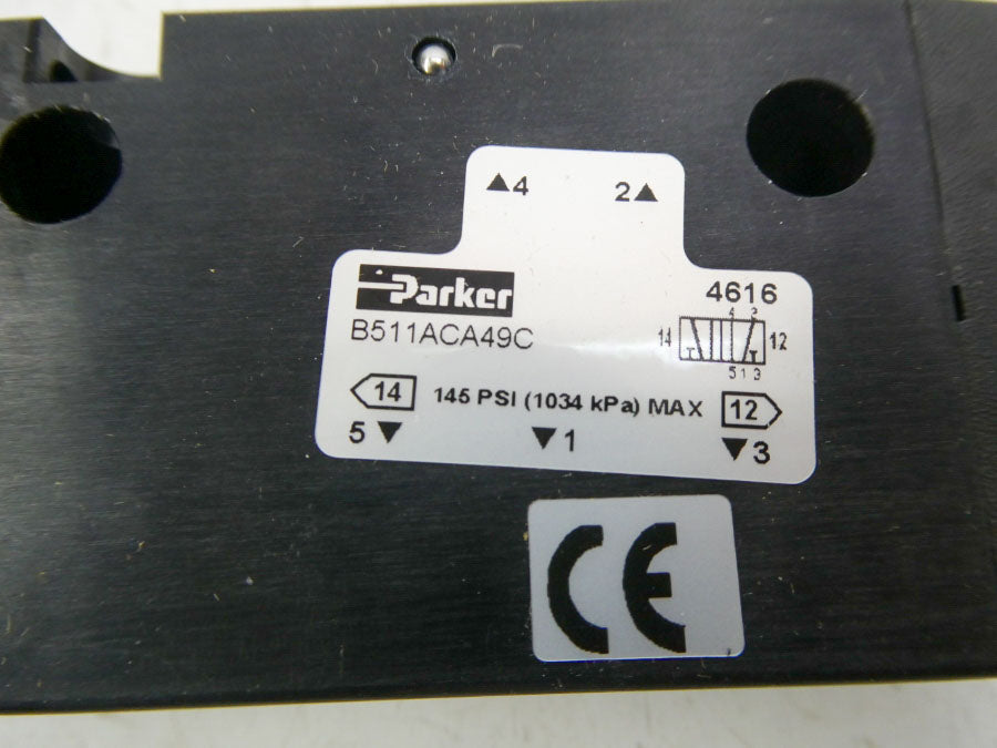 PARKER B511ACA49C 24VDC 145PSI NSMP