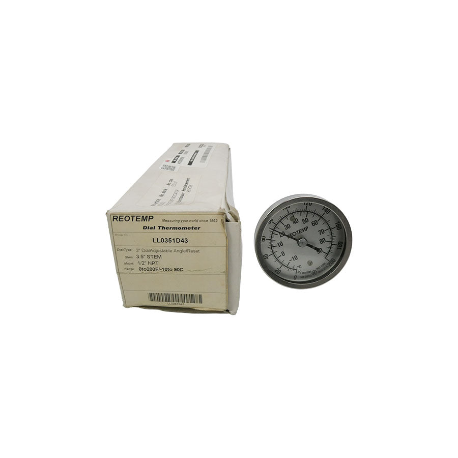 REOTEMP LL0351D43 0-200'F 3.5" NSMP