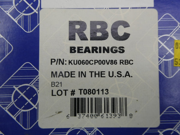 RBC BEARINGS KU060CP00V86 NSMP