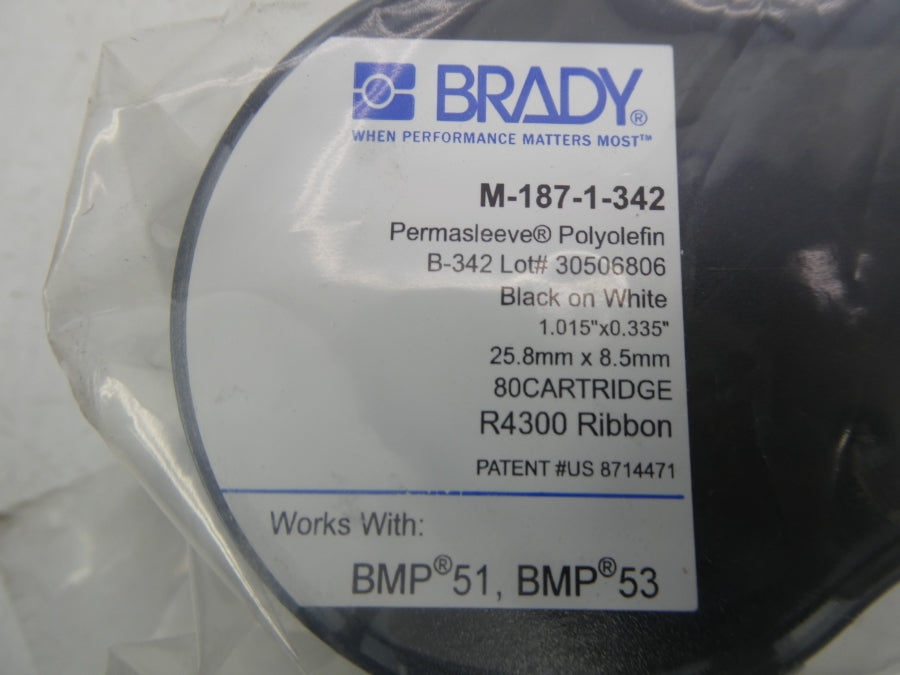 BRADY M-187-1-342 NSMP