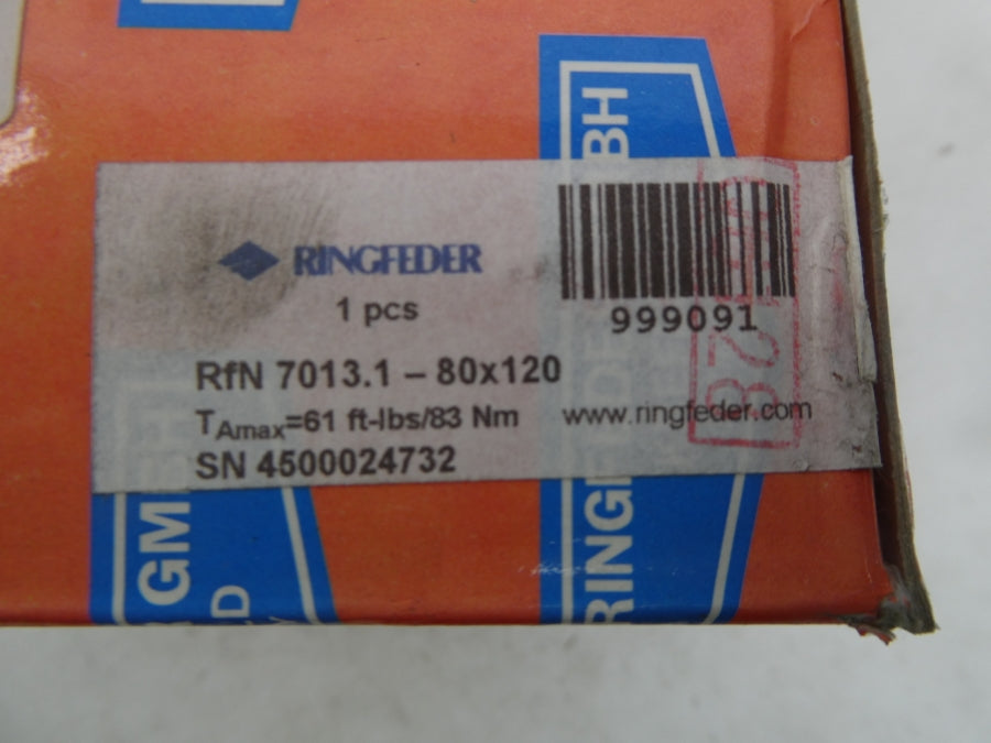 RINGFEDER RFN7013.1-80X120 NSMP