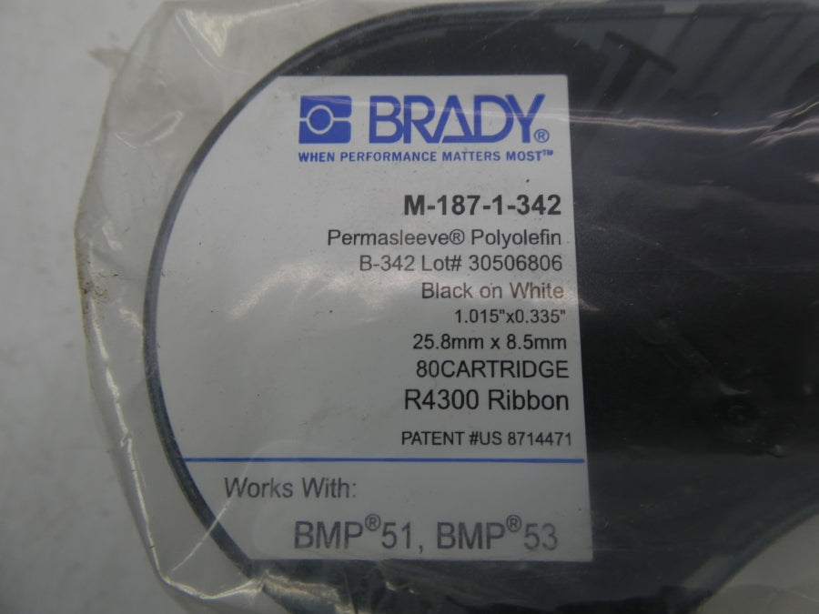 BRADY M-187-1-342 NSMP