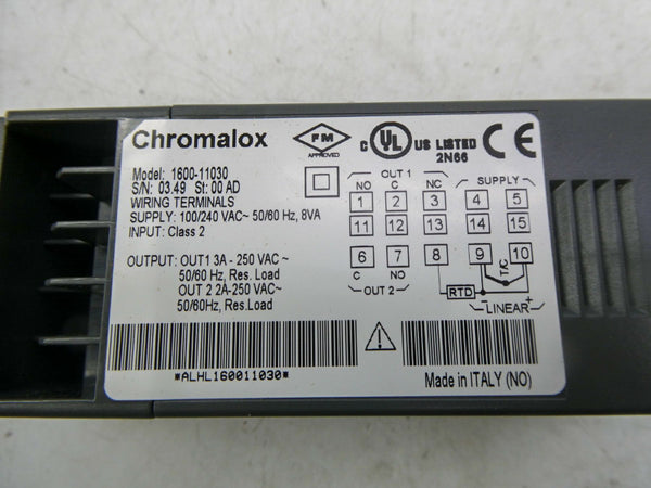 CHROMALOX 1600-11030 100/240VAC NSMP