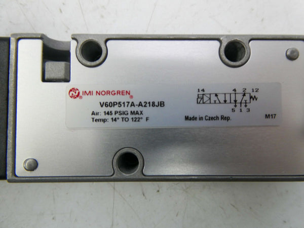 IMI NORGREN V60P517A-A218JB 145PSI NSMP