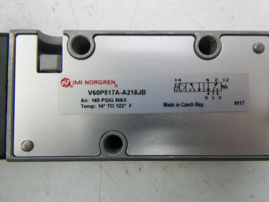 IMI NORGREN V60P517A-A218JB 145PSI NSMP