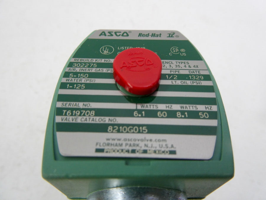 ASCO 8210G015 110/120V 5-150PSI 1/2" NSMP