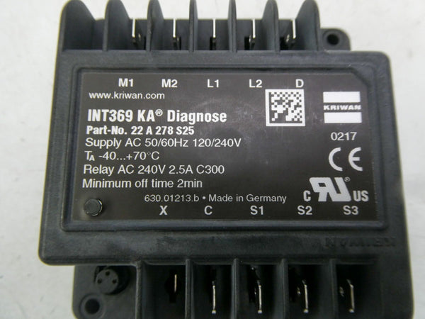KRIWAN 22A278S25 120/240VAC NSNP